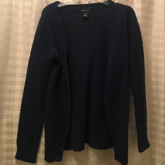 Navy blue cardigan