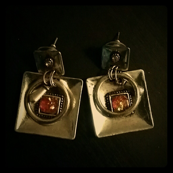Earrings I bought in Petra in Jordan years ago