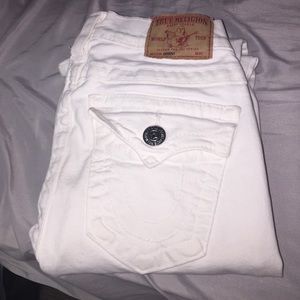 White true religion jeans