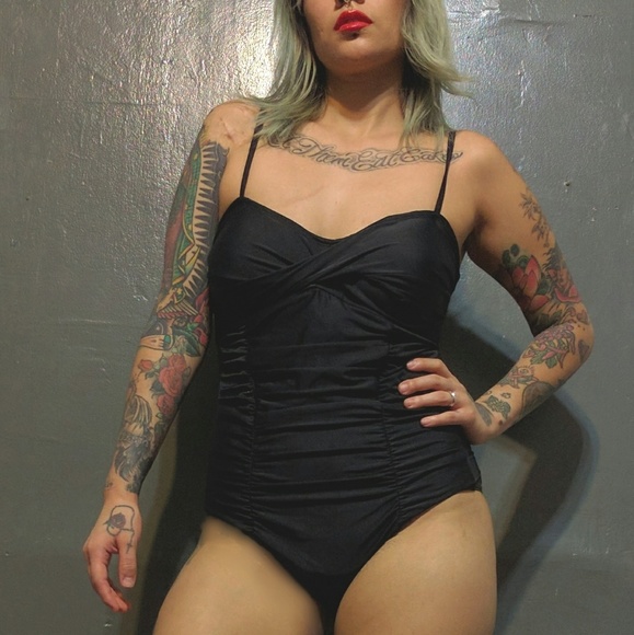 Forever 21+ black bathing suit