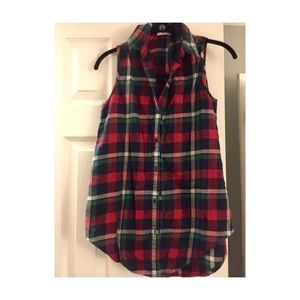 Flannel Layering Tank
