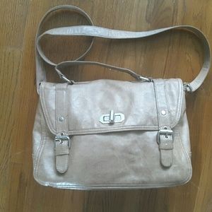 Tan messenger bag
