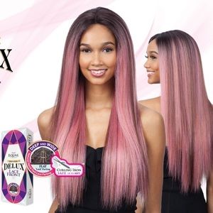 Ombré Rose Gold Lace Front Wig