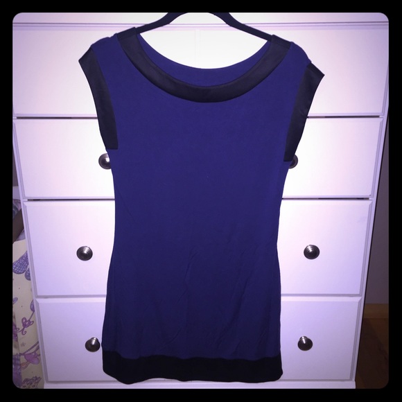 Express blue dress