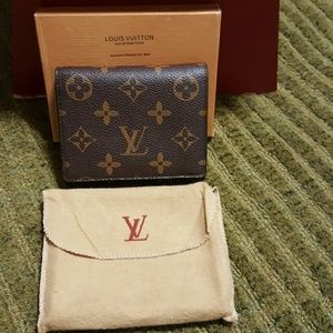 LV Wallet with Box & Bag