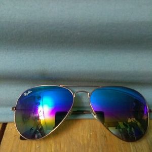 Mens rayban avaitors sunglasses