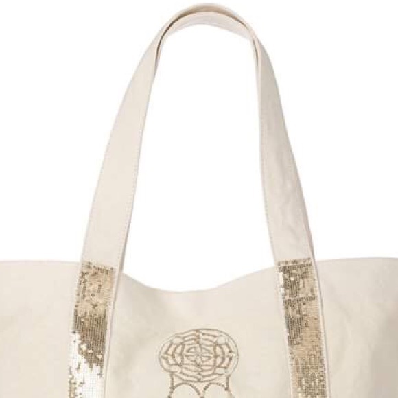 Canvas Tote with Sequin and Dreamcatcher - Picture 2 of 4