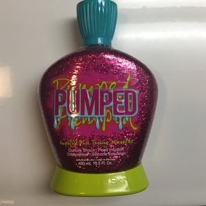 Pumped tanning lotion