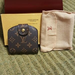 LV Small Wallet with Box and Bag
