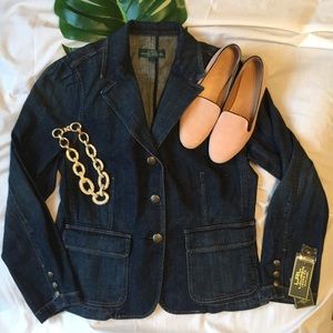 NWT Lauren Jeans Co. by Ralph Lauren Denim Jacket