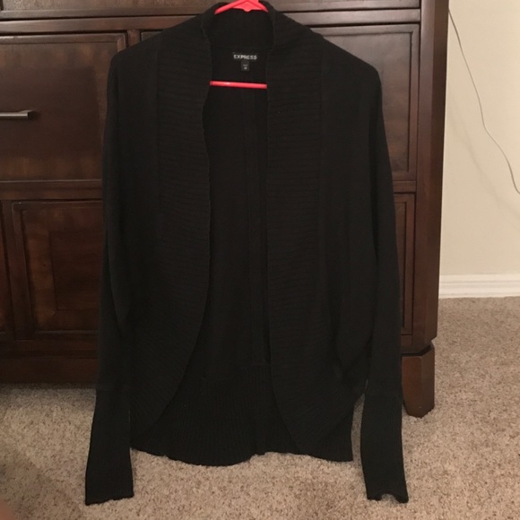 Express black cardigan