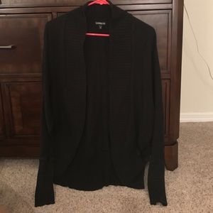 Express black cardigan