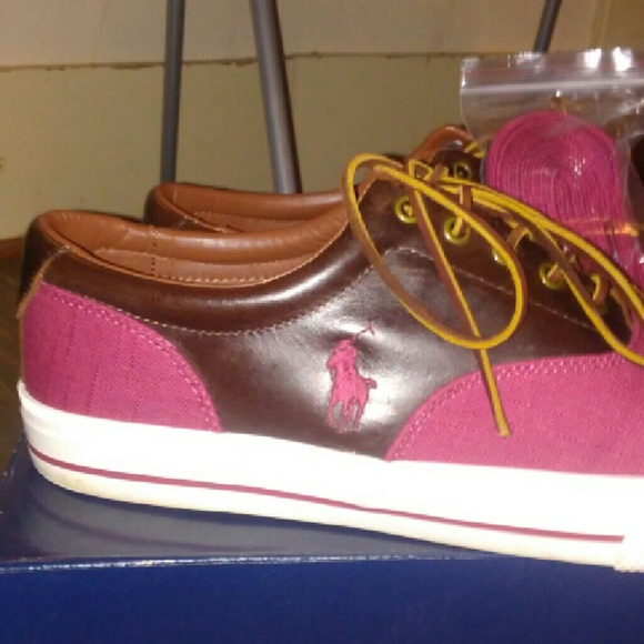 POLO shoes red/brown size 13 - Picture 2 of 2