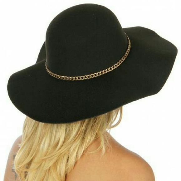 ❎SOLD❎Black Floppy Hat - Picture 3 of 4