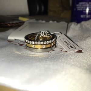 Coach ring set