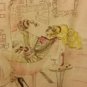 Pink 3/4 sleeve Chico Tee