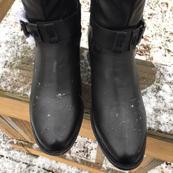 Jilt Tall Black Vegan Riding Boots! NIB! - Picture 5 of 8