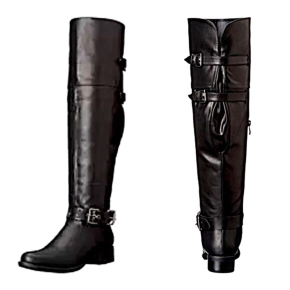 Jilt Tall Black Vegan Riding Boots! NIB! - Picture 8 of 8