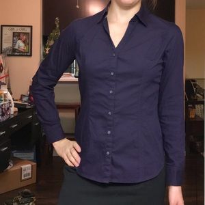 Purple Long Sleeve Button Down The Essential Shirt