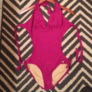 Pink monokini