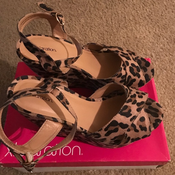 Xhilaration Cheetah Wedge