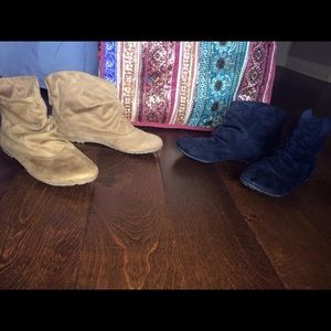 Two pairs of light weight boots