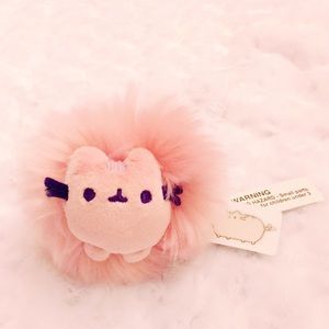 Rare Pink Pusheen Puff Keychain