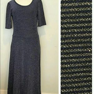 Beautiful blue/silver rare LuLaRoe L elegant Ana!