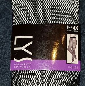 LYS Black Fishnet Stockings
