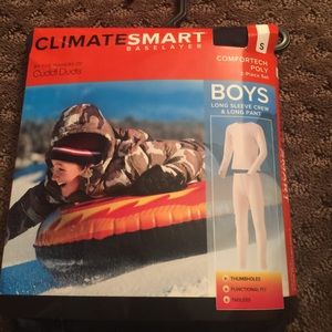 Boys navy climate smart baselayer