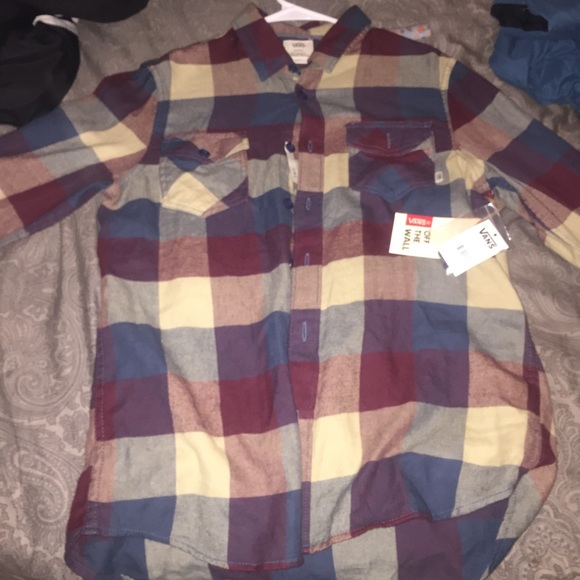 BRAND NEW VANS SLIM FIT FLANNEL