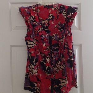 Anne Klein floral shirt