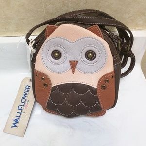 NWT Wallflower owl crossbody