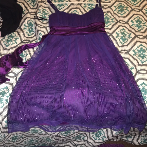 Purple Hoco Dress