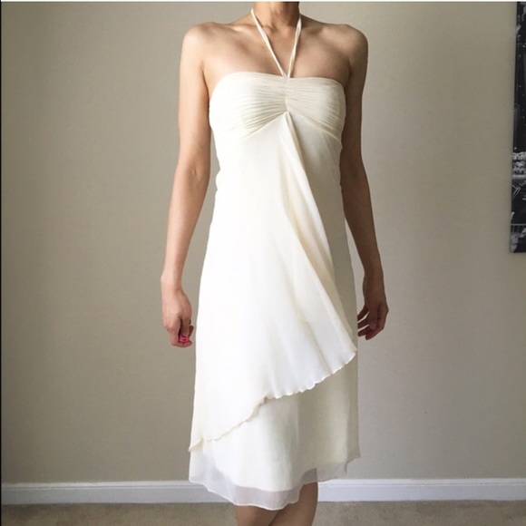 Madison ethereal chiffon crepe layered dress. - Picture 2 of 4