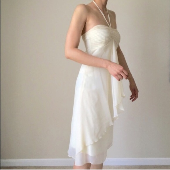 Madison ethereal chiffon crepe layered dress. - Picture 4 of 4