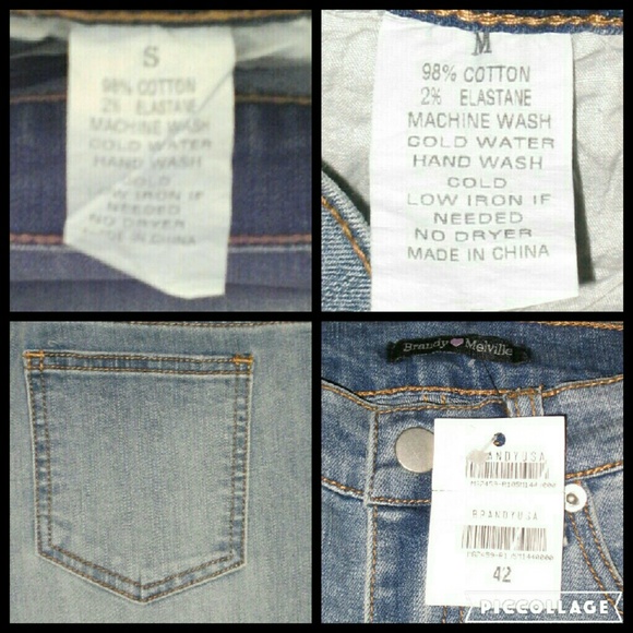 Brandy Melville High Rise Skinny Jeans - Picture 4 of 4