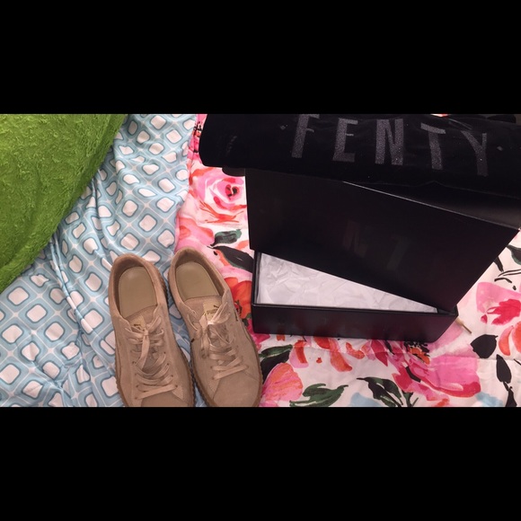 Fenty Pumas Oatmeal Color.