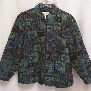 Coldwater Creek zip front jacket