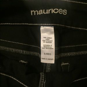 Maurices dark blue skinny jeans