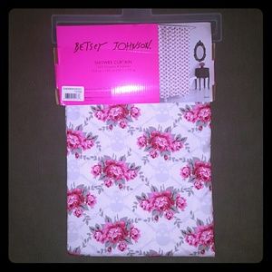 Betsey Johnson shower curtain