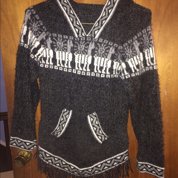 Beautiful Hooded Fleece Parka/Hoodie from Mexico
