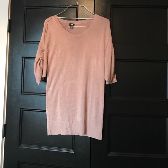 Blush tunic sweater