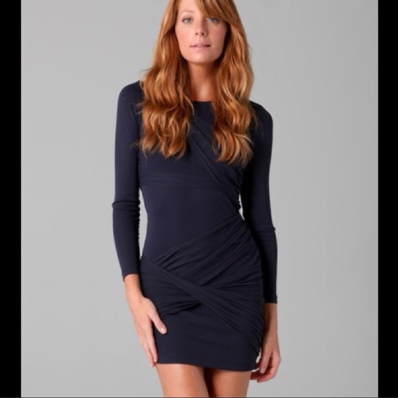 Alive and Olivia Goddess Dress Navy Sz 2