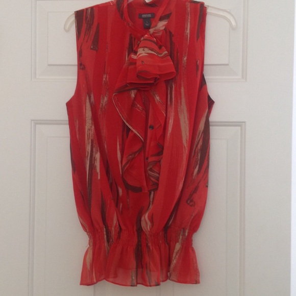 Kenneth Cole Ruffle shirt