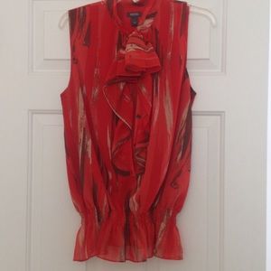 Kenneth Cole Ruffle shirt