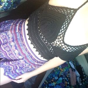 Crochet crop top