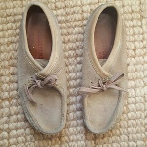 Clarks Wallabees Tan 8 leather