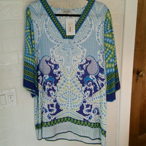Silk boho tunic / mini dress BNWT