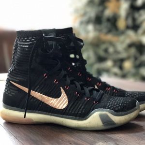 Men's Nike Kobe 10 X Elite rose gold shoes